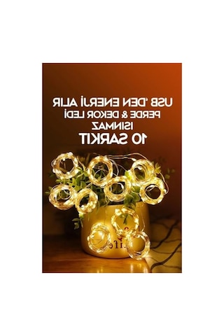 Kumandalı Peri Tel Led Aydınlatma, 300 Led