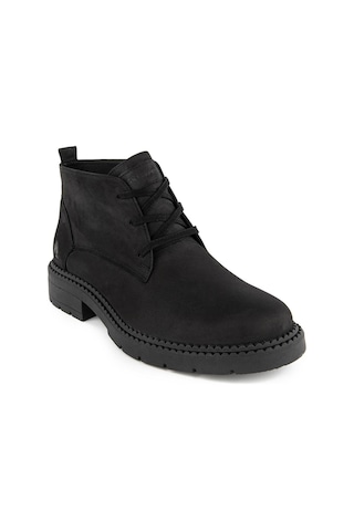 Hush Puppies Manopy Bounce Hakiki Deri Erkek Bot Siyah