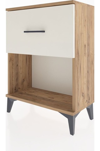 Arges Komodin 2 Çekmeceli 60x30x80 Çam-aytaşı Çam