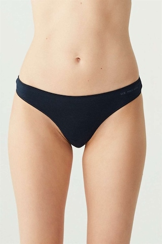 U.S. Polo Assn. Kadın Çok Renkli 5 Li Kıl Lastikli String 67005 Çok Renkli