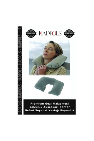 Premium Gezi Malzemesi Yolculuk Aksesuarı Konfor Ürünü Seyahat Yastığı Boyunluk