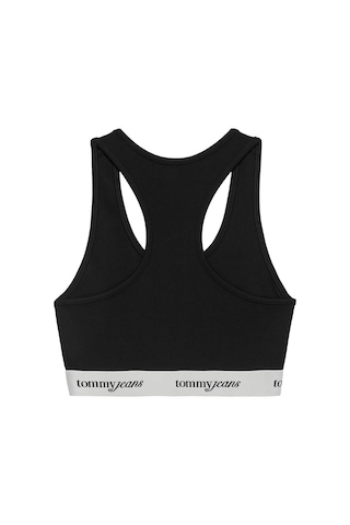 Tommy Hilfiger Tjm Kadın Siyah Crop Tape Bra Top-13044 Siyah