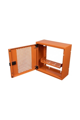 Alfafonet Wifi Box 280 Duvar Tipi Modem Ve Wifi Kutusu 280x120x280 Mm Turuncu Perfore Metal Kapak Montajlı
