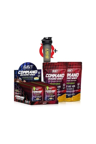 SSN Sports Style Nutrition Command Quadro Whey 1780 gr 70 Şase Mıx Çikolata- Muz Mango (40X1 BOX-15X2) Kombinasyon