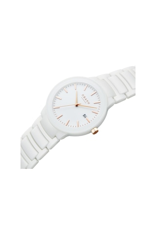 Obaku Denmark V280ldwwcw Quartz Seramik Beyaz Kadran 38 Mm Kadın Kol Saati Beyaz
