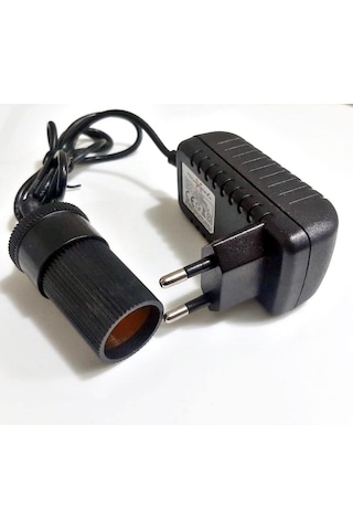 Çakmak Adaptörü Araç Çakmaklık Çevirici Ev Tipi Çevirici Adaptör 18w/1.5a/12volt
