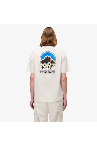 Napapijri S-montepiana Erkek Bej T-shirt Np0a88svn1j1 Bej