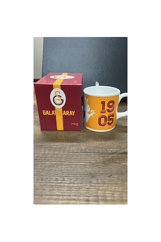Galatasaray Lisanslı Taraftar Seramik Kupa Sarı Kırmızı Çok Renkli