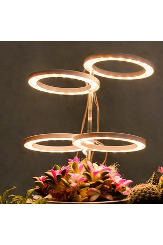 Reedark 4 Başlı Usb Bitki Büyütme Lambası - İç Mekan Bitkileri İçin Tam Spektrum Led Işık Diğer