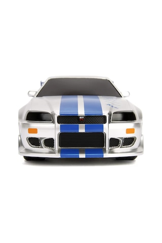 1:16 Fast & Furious Kumandalı Brian's Nissan Skyline Gt-r Turbo Araba Gümüş