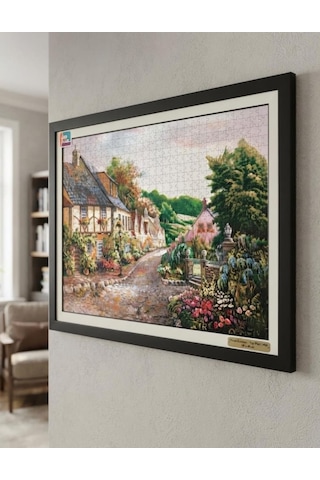 Taş Sokak Ve Sahil Köyü İkili Set - 1000 + 500 Parça İkili Puzzle Seti