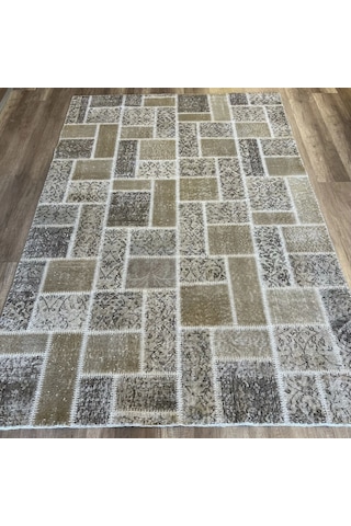 Hoom Rugs Patchwork Krem El Dokuma Kilim KREM