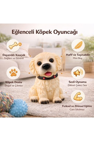 Madpet Sesli Köpek Oyuncağı