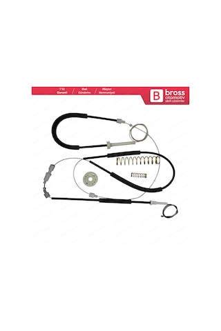 VW EOS 1F7 1F8 2006-2015 Convertible İçin Sol Cam Kriko Tamir  Set