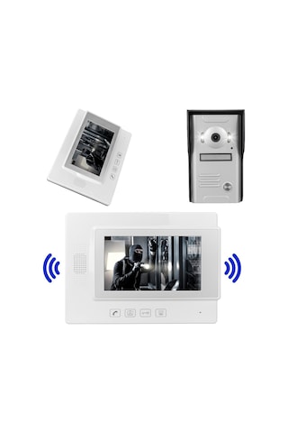 Powermaster 37m 2 Daire 7'' Görüntülü Diafon Kapı Zili