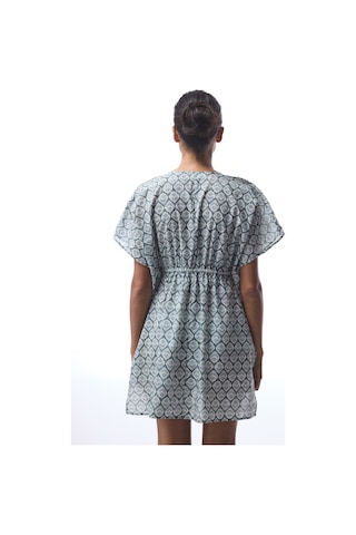 Penti Yeşil Spring V Yaka Mini Kaftan Çok Renkli