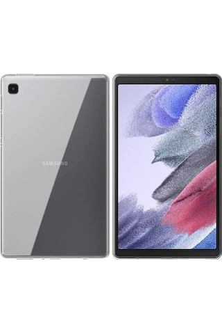 Samsung Galaxy Tab A7 Lite T220 - T225 Uyumlu Şeffaf Transparan Yumuşak Silikon Tablet Kılıfı Kılıf