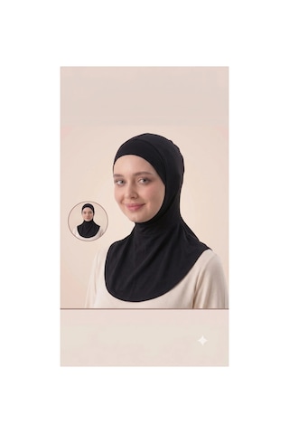 Penye Boyunluk Bone Terletmez Kaşındırmaz Yumuşak Likralı Ninja Bone Siyah