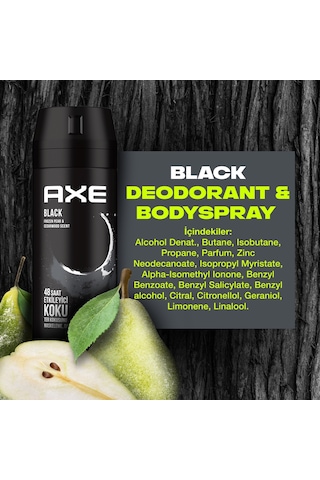 Axe Black Erkek Sprey Deodorant 2 x 150 ML