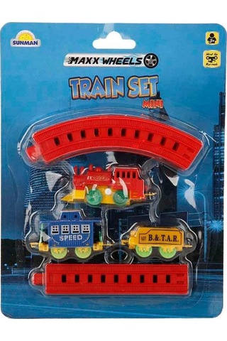 2559 Maxx Wheels Mini Tren Seti 11 Parça -sunman