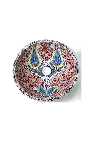Can Seramik - El Dekoru Iznik Çini Lavabo