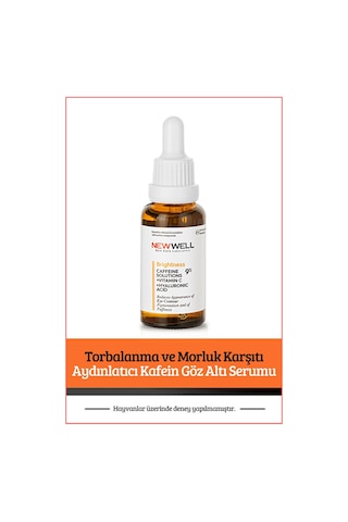 New Well Torbalanma ve Morluk Karşıtı Aydınlatıcı Kafein Göz Altı Serumu 30 ML