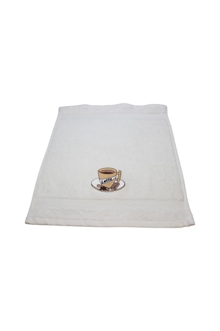 30X30 Coffee Temalı Nakışlı 6'Lı Kutulu Mutfak Havlu Seti