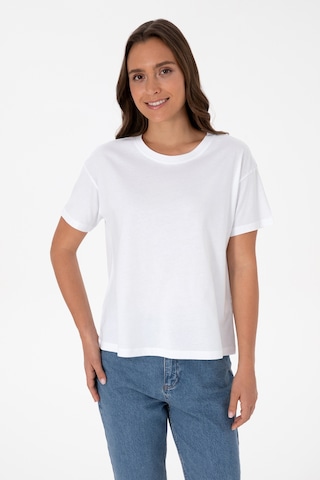 U.s. Polo Assn. Kadın Beyaz Tişört 50320031-vr013 Beyaz