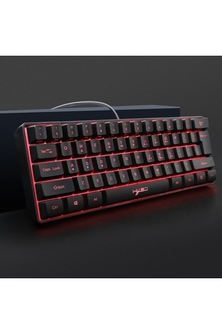 Dancemonkey Kablolu Oyun Klavyesi Rgb Streamer Kablolu Klavye 61 Tuşlu Oyun Klavyesi Oyun/ofis Siyah Siyah, Kablosuz Modda Kullanılabilir,