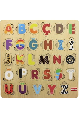 Rossie Ahşap Türkçe Alfabe  Yapboz