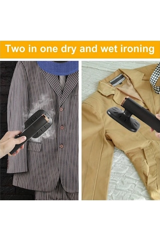 Elmpaly Beyaz Mini Ütü Makinesi Giyim İçin Taşınabilir Katlanır Usb Buharlı Ütü