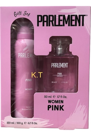 Parlement Pink Kadın Parfüm EDT 50 ML + Pink Sprey Deodorant 150 ML