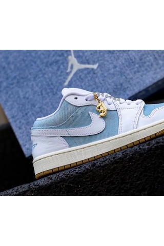 Nike Air Jordan 1 Low Se 'denim' W -sportxoutlet Mavi - Beyaz