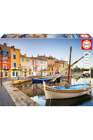 Educa 1000 Parça Proven Martigues Limanı Puzzle - 19928 - Harbour In Martigues Provence