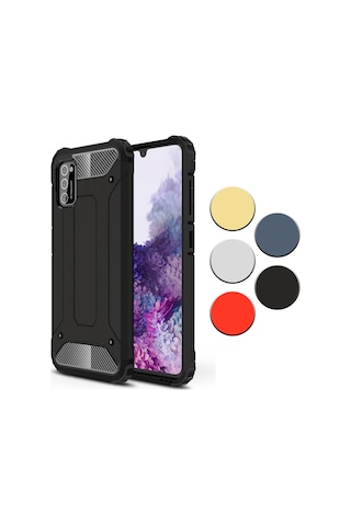 Fitcase Samsung Uyumlu Galaxy A02S (A025) Zirh Tank Tam Koruma Arka Kapa 512895074