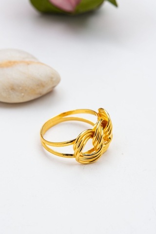 Latif Kuyumculuk 22 Ayar Altın Üçlü Samanyolu Kadın Yüzük Lkyzk1545