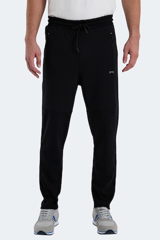 Slazenger Ones In Erkek Fermuar Cepli Siyah Eşofman Altı Siyah