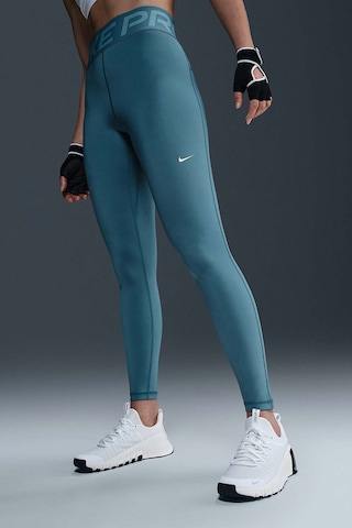 Nike Pro Sculpt Dri Fit High Rise Full Length Leggings Kadın Yüksek Bel Antrenman Tayt Açık Mavi Mavi