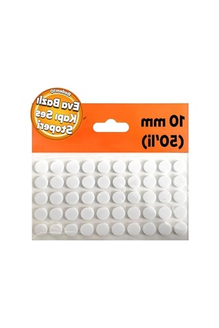 50'li Paket Keçe Yapışkanlı Ses Kapı Stoperi - 10 Mm Altın