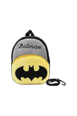 Batman Figürlü Peluş Sırt Çantası 22 Cm-2042 Altın