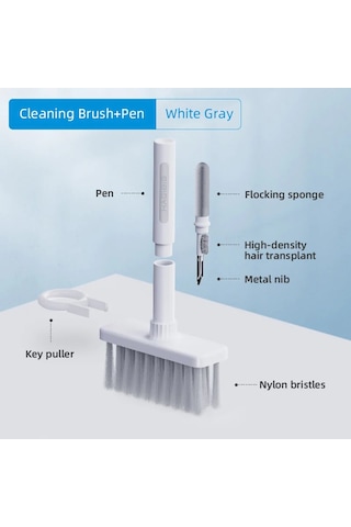 Konyax Klavye Ve Kulaklık Temizleyici Kit 5 İn 1