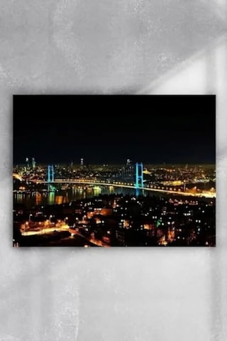 İstanbul Boğazı Manzaralı Sanat Poster