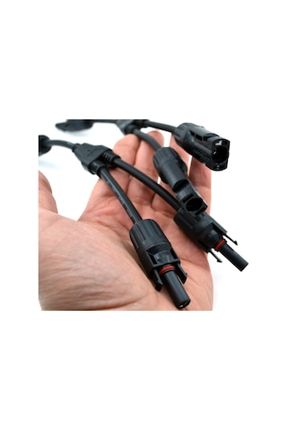 Mc4 Solar Kablolu Paralelleme Soketi Güneş Panel Konnektör İkili