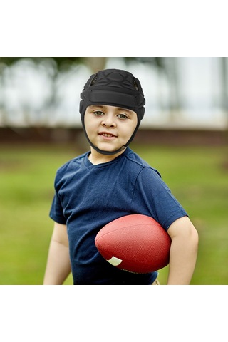 Geeroyoo Çocuklar İçin Mavi Spor Korumalı Kask - Futbol Kalecisi, Amerikan Futbolu, Beysbol Antrenman Koruyucu Kafa Tütünü Mavi