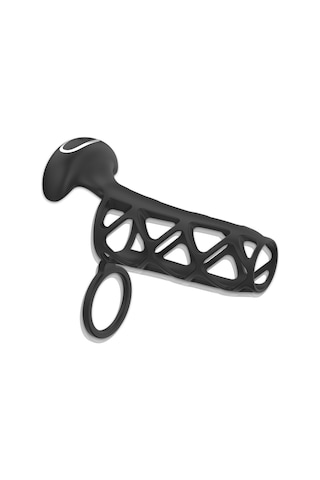 Carmine G Noktası Ve Klitoris Uyarıcılı Şarjlı Titreşimli Penis Kılıfı