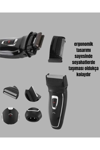 Çift Başlıklı Taşınabilir Tıraş Cihazı