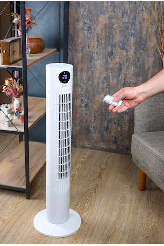 Zilan Zln1023 Air Cooler Kule Tipi Fan Uzaktan Kumandalı, Dokunmatik