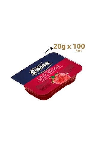 Seğmen Çilek Reçeli  Piknik 100 x 20 G