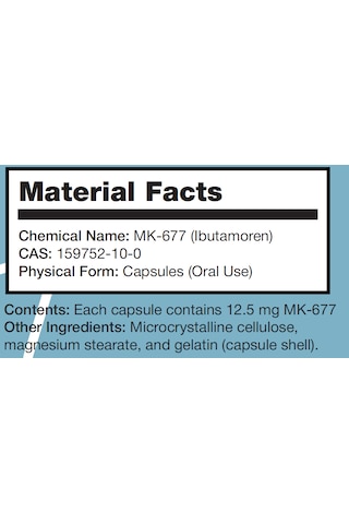 Canadian Prime Labs Mk677 12.5 Mg 60 Kapsül Sade