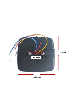 2 Adet Kare Neon Stop Lambası 4 Fonksiyonlu 12-24V